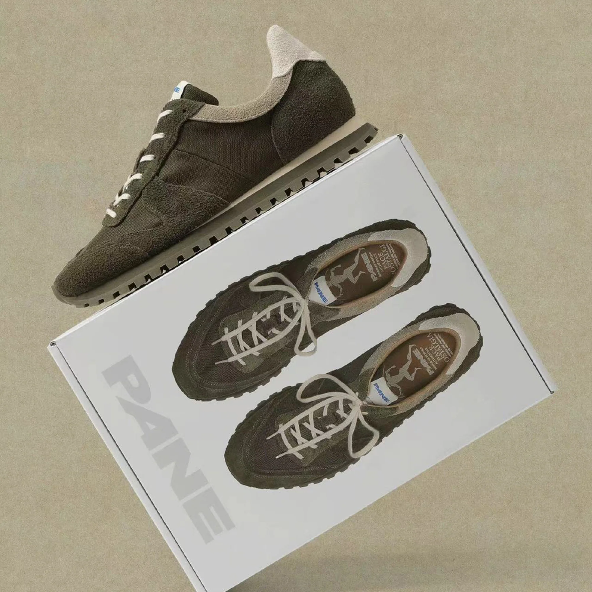 Pane Pace Nostalgia Men’s Shoes – Sea Moss - Image 3