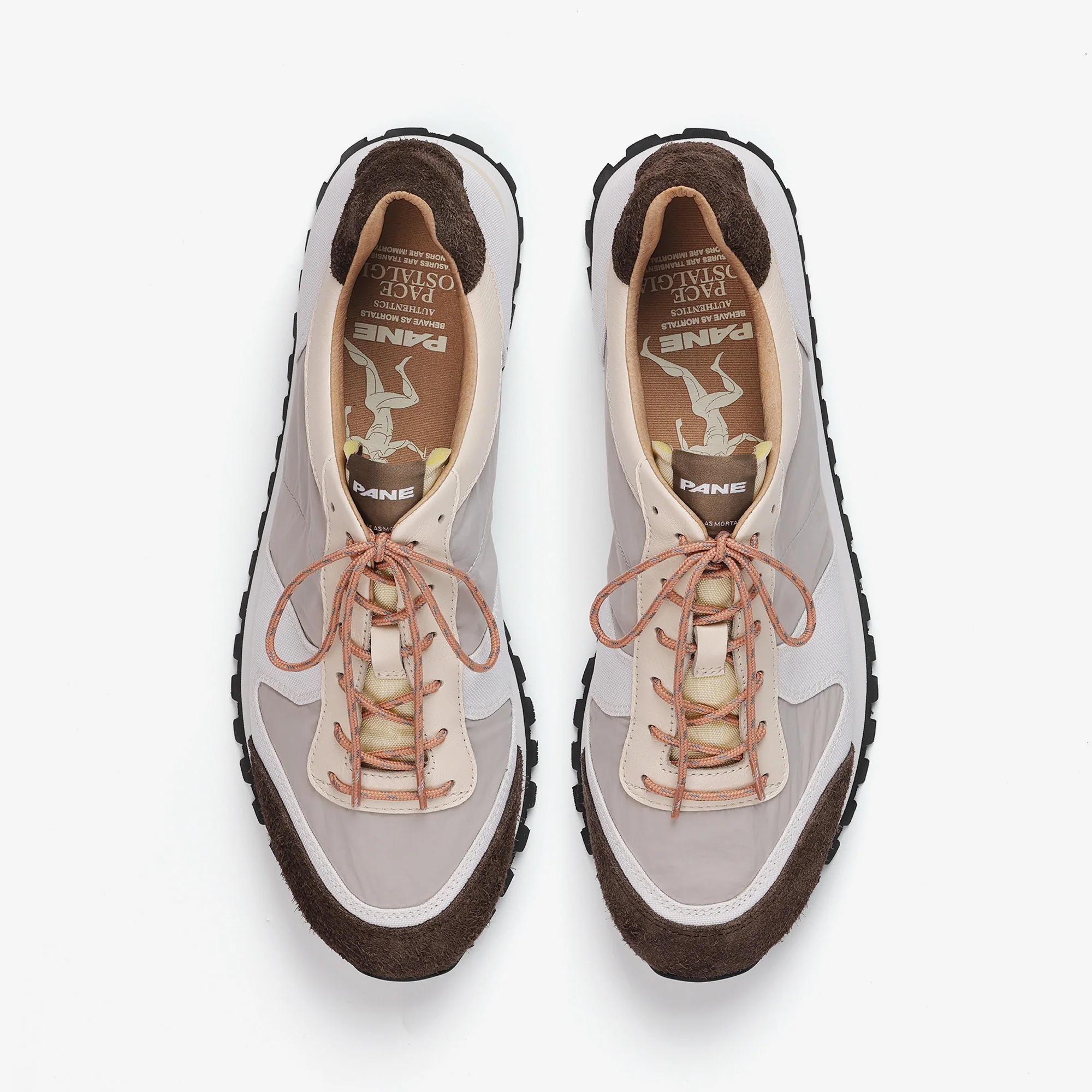 Pane Pace Nostalgia Men’s Shoes – Snow Gravel - Image 4